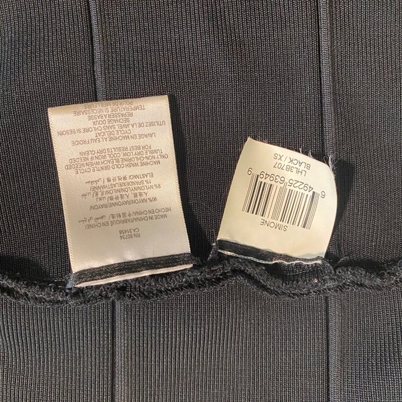 BCBGMaxAzria Simone Black Mini Skirt - Picture 7 of 7